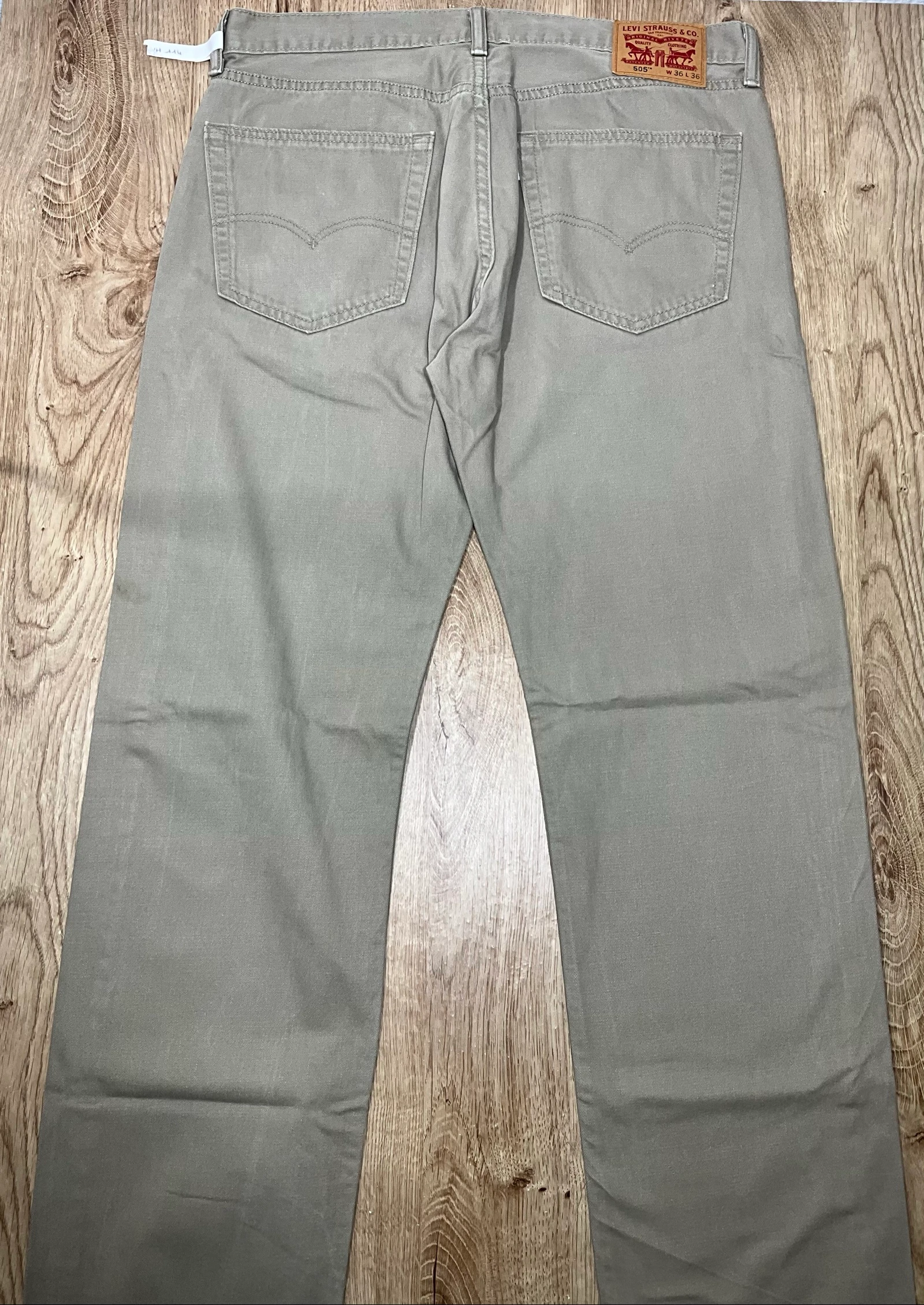 Jean Levi's 505 Straight W36 L36 Vintage 100% Algodón Cáqui lvh 114 – photo 8